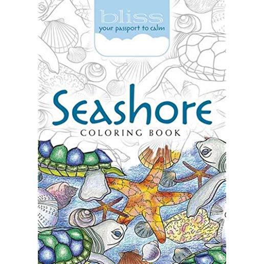 Bliss Seashore Coloring Book: Your Passport to Calm
