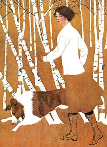 Birches Notebook: Cover Art from Life Magazine, October 28, 1911
