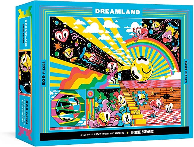 Dreamland: A 500-Piece Jigsaw Puzzle & Stickers: Jigsaw Puzzles for Adults