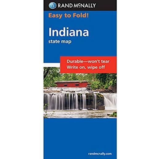 Rand McNally Easy to Fold: Indiana (Laminated Fold Map)