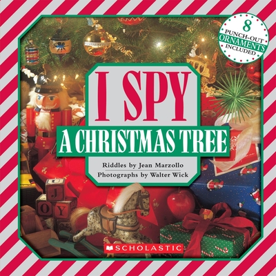 I Spy a Christmas Tree: A Book of Picture Riddles [With 8 Punch-Out Ornaments]