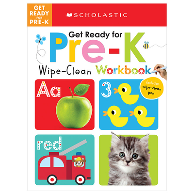 Get Ready for Pre-K Wipe-Clean Workbook: Scholastic Early Learners (Wipe-Clean Workbook) [With Wipe Clean Pen]