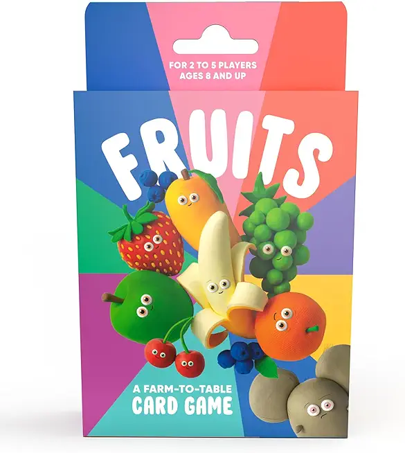 Fruits: A Farm-To-Table Card Game for 2 to 5 Players: Card Games for Adults and Card Games for Kids