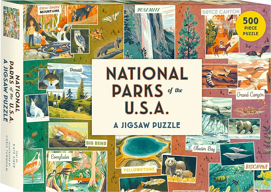 National Parks of the USA a Jigsaw Puzzle: 500 Piece Puzzle