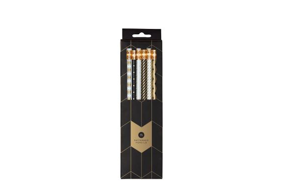 Modern Gold Pencil Set