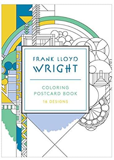 Frank Lloyd Wright Coloring Postcards
