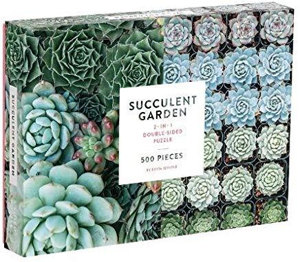 Succulent Garden 2-Sided 500 Piece Puzzle