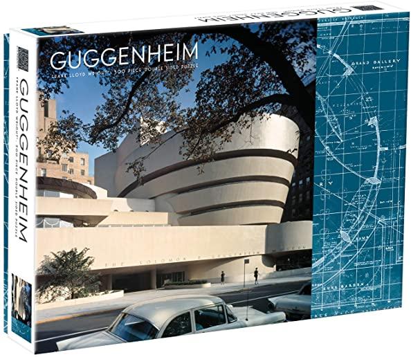 Frank Lloyd Wright Guggenheim 2-Sided 500 Piece Puzzle