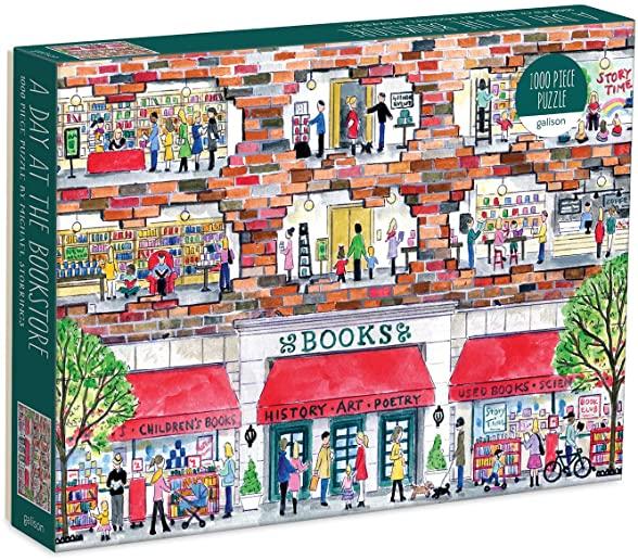 Michael Storrings a Day at the Bookstore 1000 Piece Puzzle