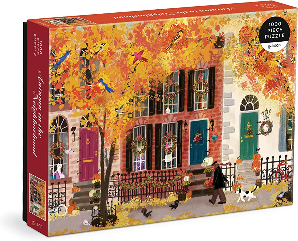 Autumn in the Neighborhood 1000 Piece Puzzle