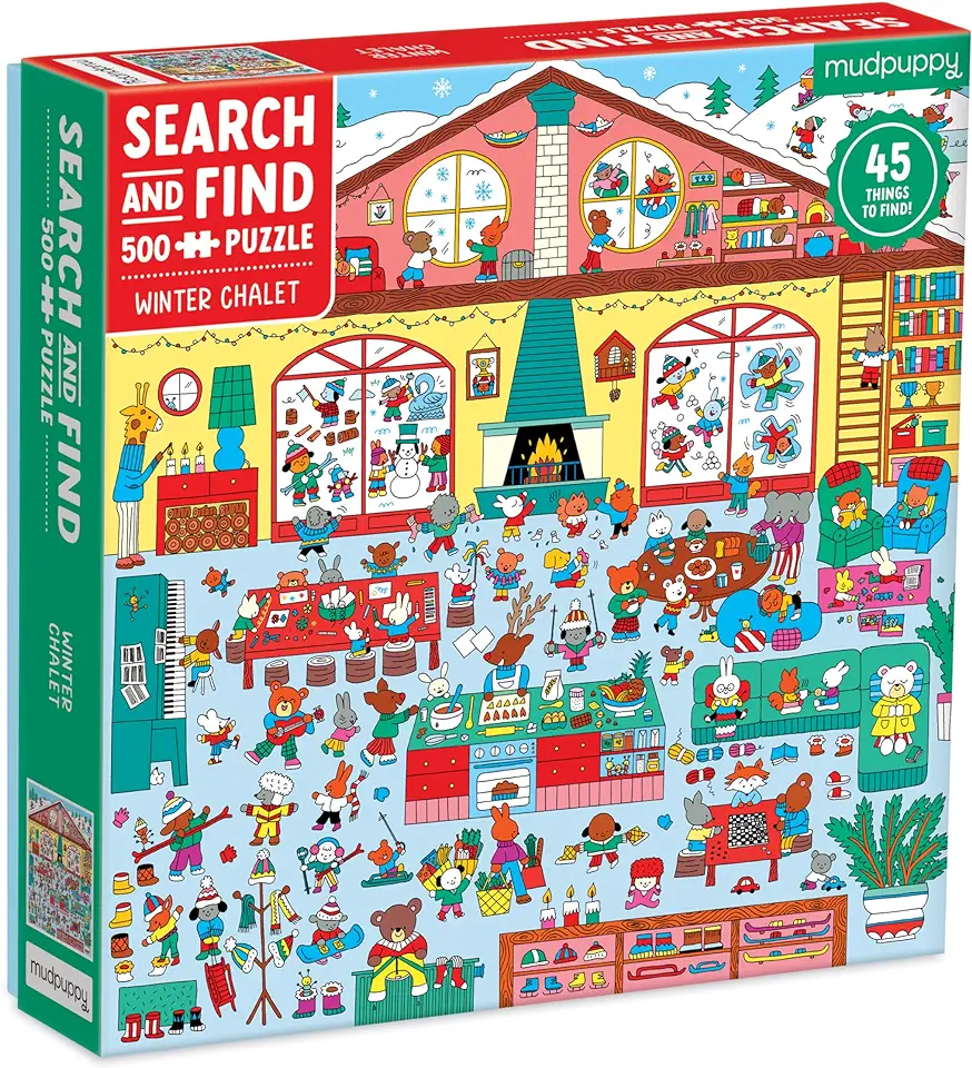 Winter Chalet 500 PC Search & Find Puzzle
