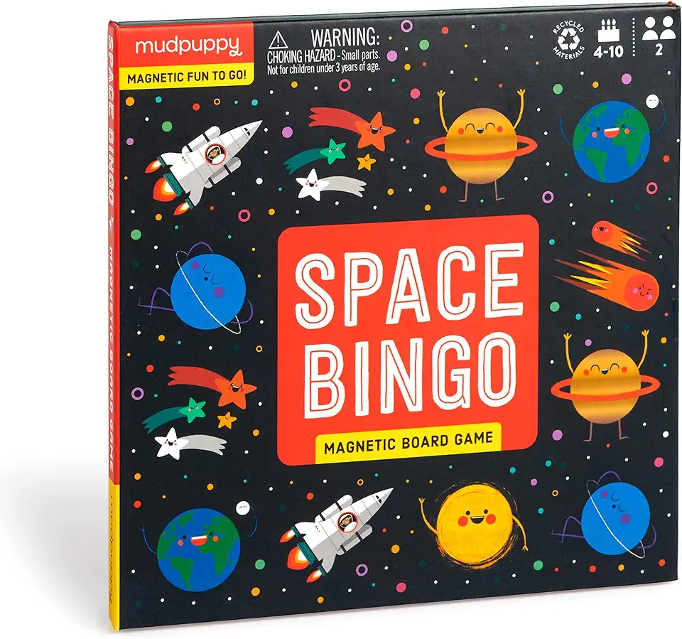 Space Bingo Magnetic Board Game