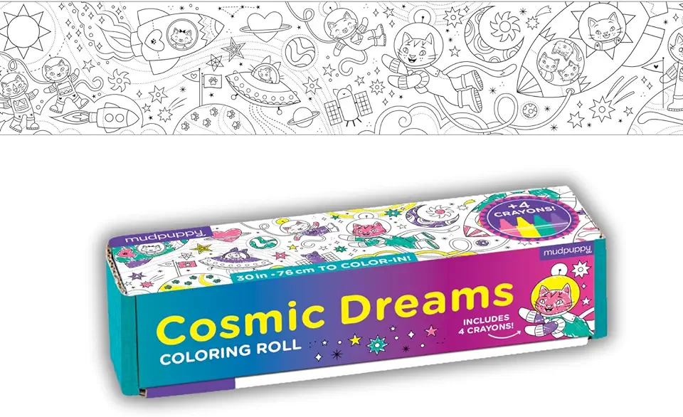 Cosmic Dreams Mini Coloring Roll
