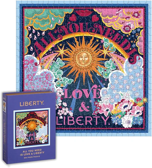 Liberty All You Need Is Love 500 Piece Book Puzzle