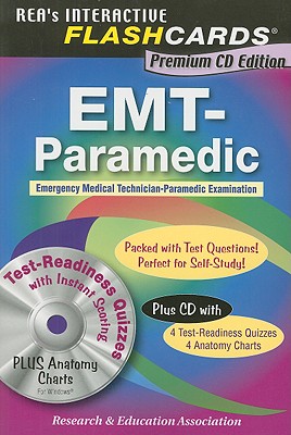 EMT-Paramedic Premium Edition Flashcard Book W/CD [With CDROM]
