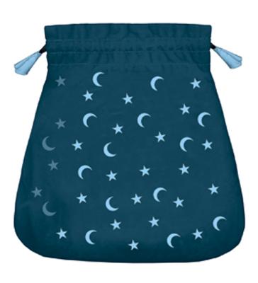 Moon and Stars Velvet Lo Scarabeo Bag