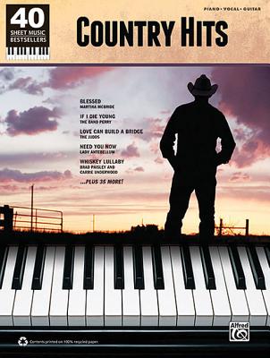 Country Hits: 40 Sheet Music Bestsellers Series