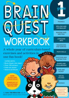 Brain Quest Workbook: Grade 1 [With Stickers]