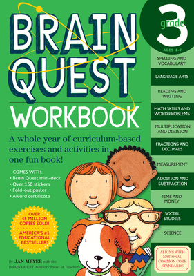 Brain Quest Workbook: Grade 3 [With Stickers]