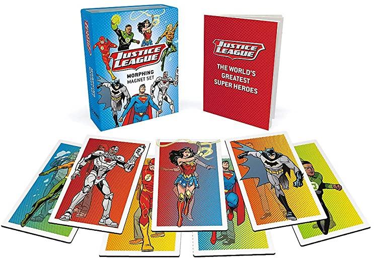 Justice League: Morphing Magnet Set: (set of 7 Lenticular Magnets)