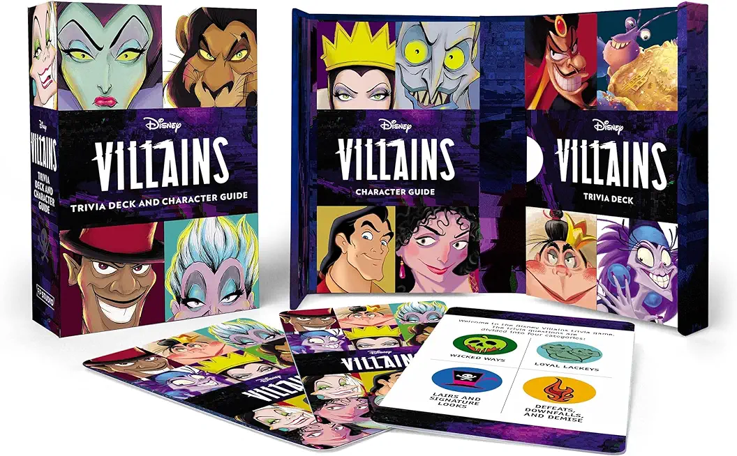 Disney Villains Trivia Deck and Character Guide