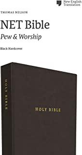 Net Bible, Pew and Worship, Hardcover, Black, Comfort Print: Holy Bible