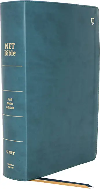 Net Bible, Full-Notes Edition, Leathersoft, Teal, Indexed, Comfort Print: Holy Bible