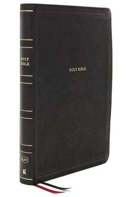 Kjv, Thinline Bible, Giant Print, Leathersoft, Black, Red Letter Edition, Comfort Print: Holy Bible, King James Version
