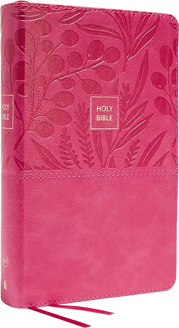 Kjv, Personal Size Large Print Single-Column Reference Bible, Leathersoft, Pink, Red Letter, Comfort Print: Holy Bible, King James Version
