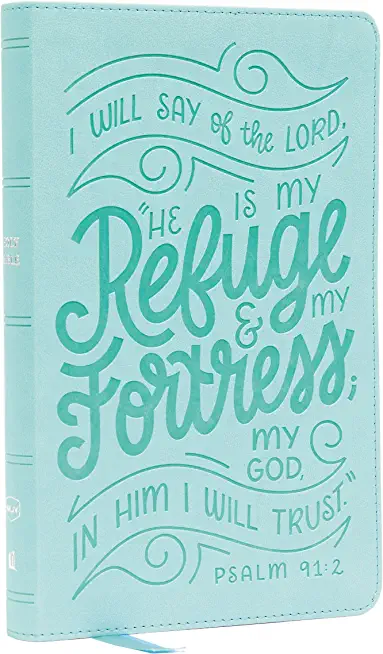 Nkjv, Thinline Youth Edition Bible, Verse Art Cover Collection, Leathersoft, Teal, Red Letter, Comfort Print: Holy Bible, New King James Version