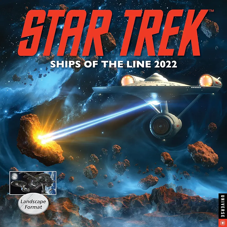 Star Trek Ships of the Line 2022 Wall Calendar