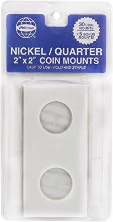 Whitman 35 Count Mylar Nickel & Quarter Coin Holders