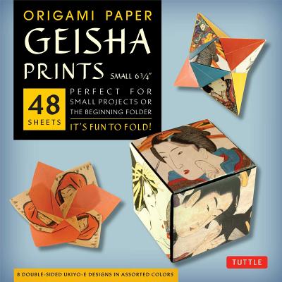 Origami Paper - Geisha Prints - Small 6 3/4