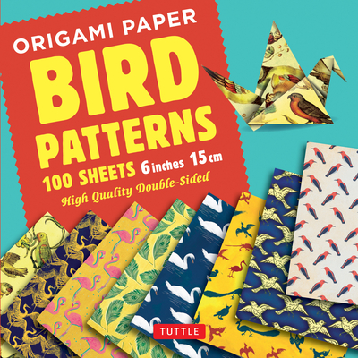 Origami Paper 100 Sheets Bird Patterns 6