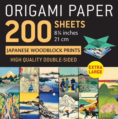 Origami Paper 200 Sheets Japanese Woodblock Prints 8 1/4: Extra Large Tuttle Origami Paper: High-Quality Double Sided Origami Sheets Printed with 12 D