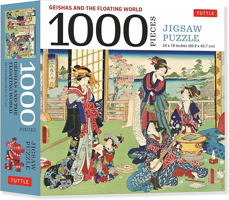 Geishas and the Floating World - 1000 Piece Jigsaw Puzzle: Finished Size 24 X 18 Inches (61 X 46 CM)