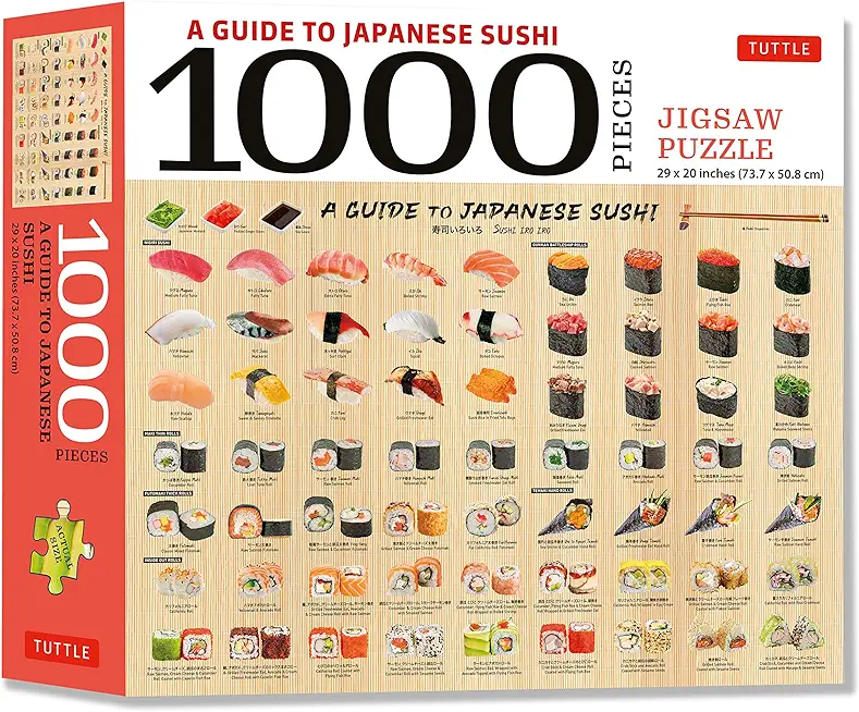 A Guide to Japanese Sushi - 1000 Piece Jigsaw Puzzle: Finished Size 29 in X 20 Inch (73.7 X 50.8 CM)