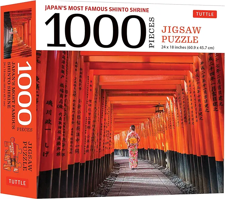Japan's Most Famous Shinto Shrine - 1000 Piece Jigsaw Puzzle: Fushimi Inari Shrine in Kyoto: Finished Size 24 X 18 Inches (61 X 46 CM)