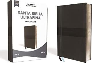 Nbla Santa Biblia Ultrafina, Letra Gigante, Leathersoft, Negro, EdiciÃ³n Letra Roja