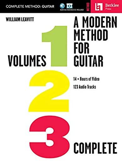 A Modern Method for Guitar - Complete Method: Volumes 1, 2, and 3 with 14+ Hours of Video and 123 Audio Tracks