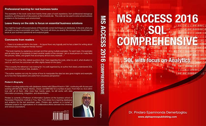 MS Access 2016 SQL Comprehensive