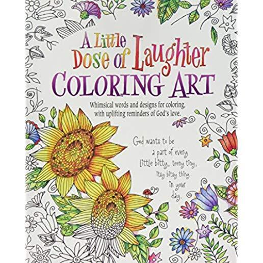 A Little Dose of Laughter Coloring Art