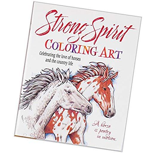 Strong Spirit Coloring Art: Celebrating the Love of Horses and Country Life