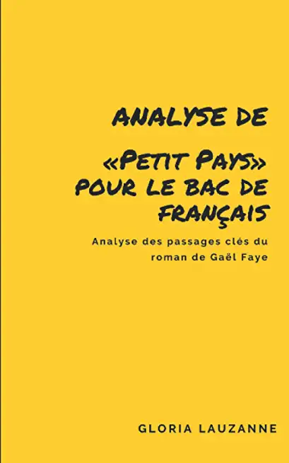 Analyse de Petit Pays pour le Bac de franÃ§ais: Analyse des passages clÃ©s du roman de GaÃ«l Faye