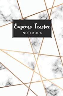 Expense Tracker Notebook: Marble White Cover - Daily Expense Tracker Organizer Log Book - Personal Cash Management - Small Business Financial Pl