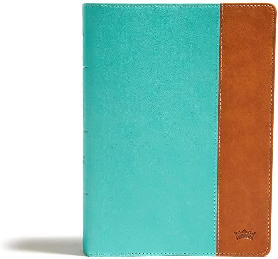 CSB Tony Evans Study Bible, Teal/Earth Leathertouch