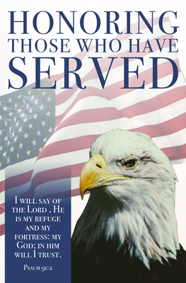 Honoring Those Who Have Served Bulletin (Pkg 100) Patriotic Veteran's Day