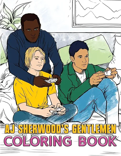 AJ Sherwood's Gentlemen Coloring Book