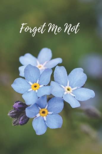 Forget Me Not: Internet Password Logbook Organizer with Alphabetical Tabs, Large Print for Easy Password Keeping