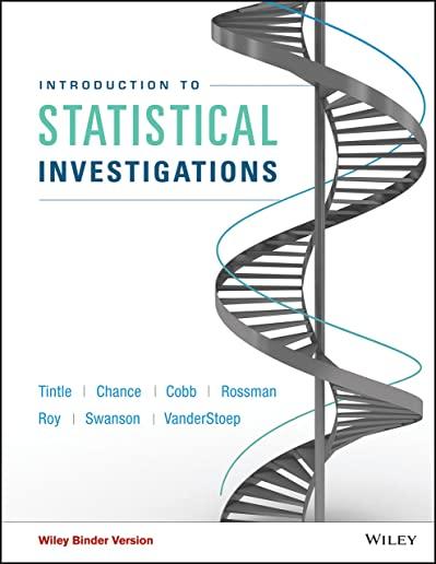 Introduction to Statistical Investigations, Binder Ready Version